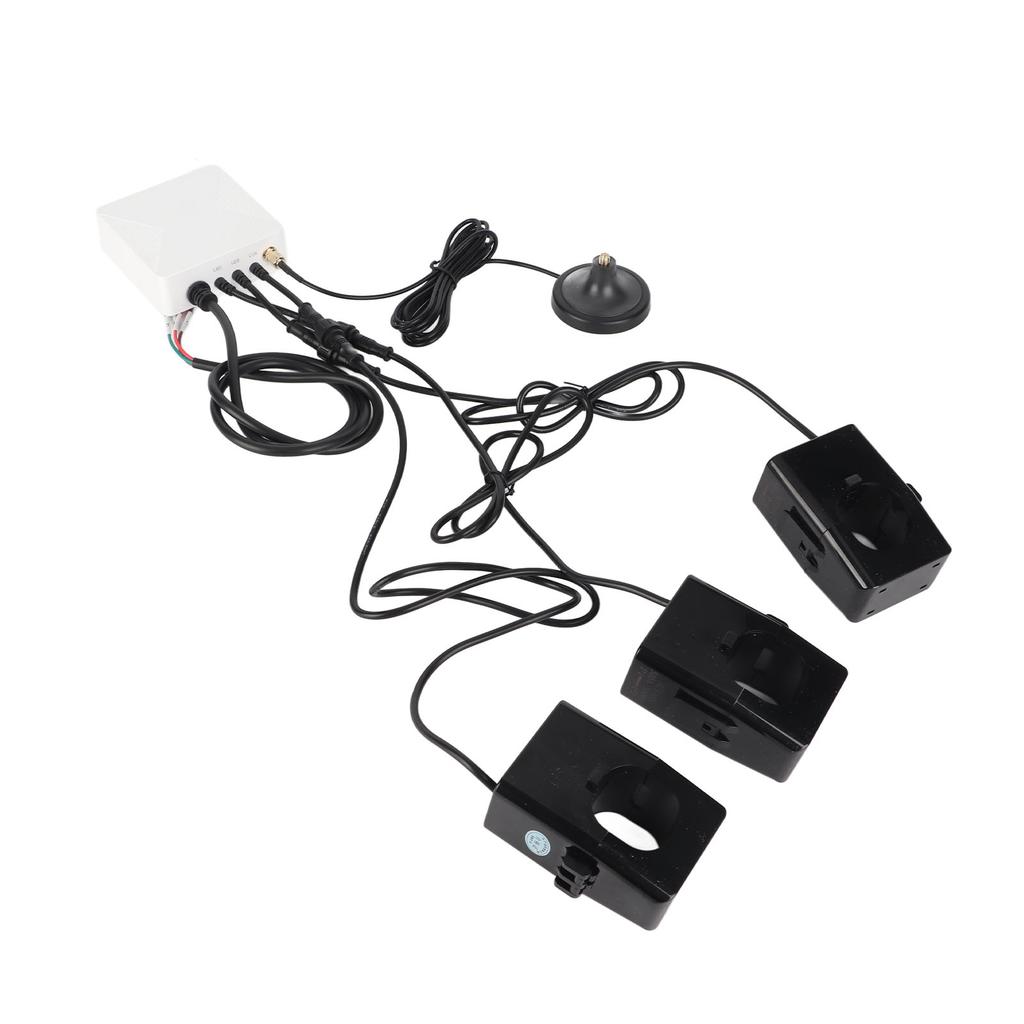 Трехфазный счетчик электроэнергии WiFi Мониторинг в реальном времени через приложение Умный монитор энергии с 3 датчиками тока 500А Уровня цепи 100-240В