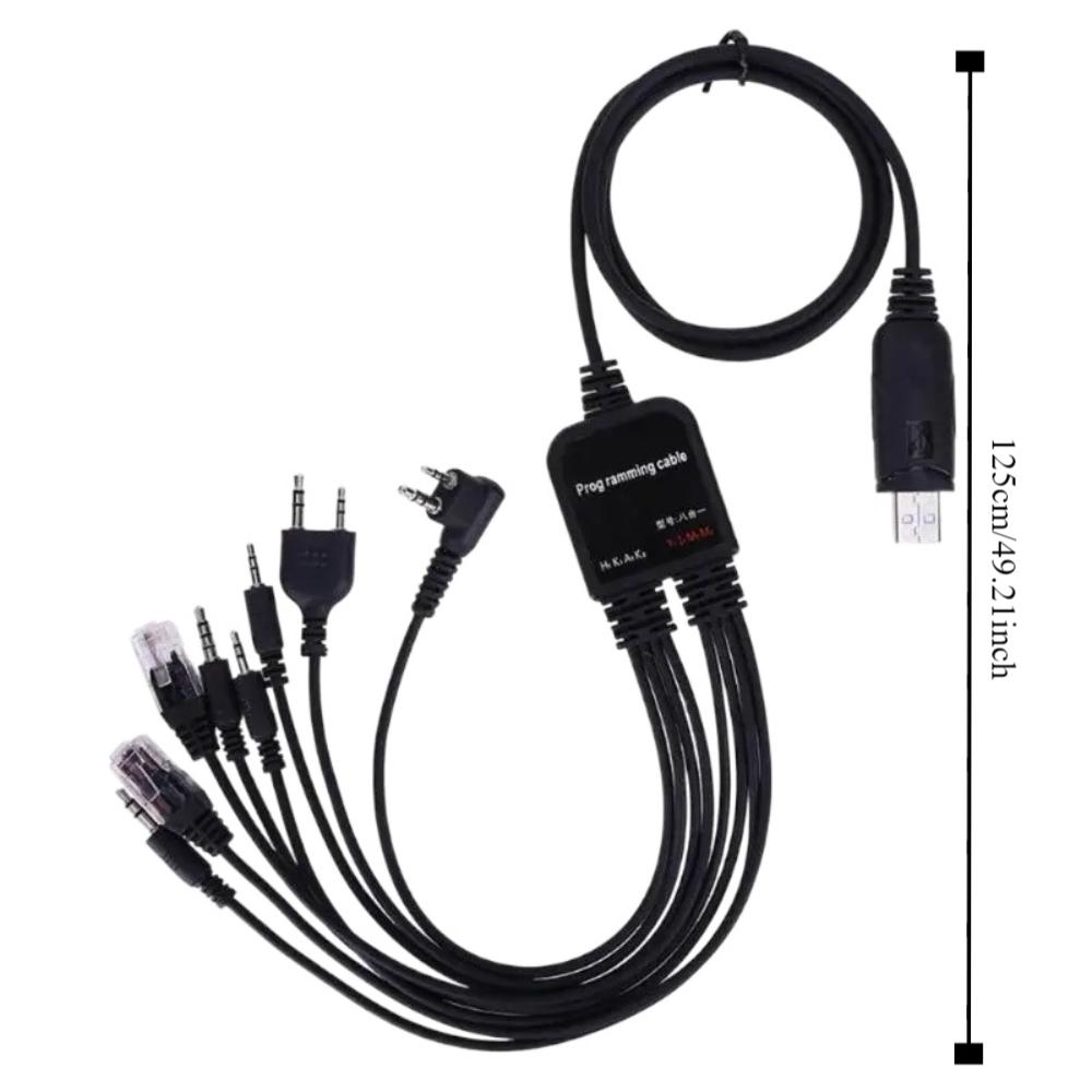 USB-кабель для программирования USB типа K 8 в 1 с CD-диском USB-записью, частотная линия, аксессуары для рации