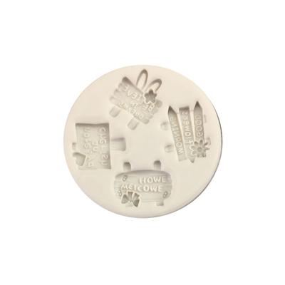 3D сердце цветок забор силиконовая гибкая пищевая форма глина смола керамика конфеты помадка конфеты шоколадное мыло формы