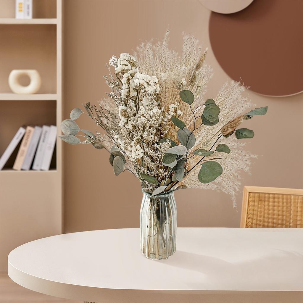 45pcs Dried Flower Bouquet, Natural Mix And Decoration, High-end Living Room Decoration