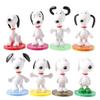 Cross-Border Trendy Snoopy Mini Figured Decor: PVC Cute Desktop Ornaments