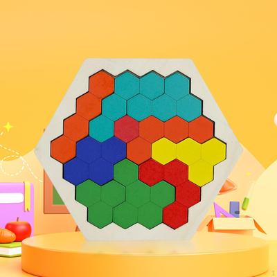 Образовательные пазлы Блоки, логическая Игра, Цветные Деревянные Головоломки Игрушка, для Творчества