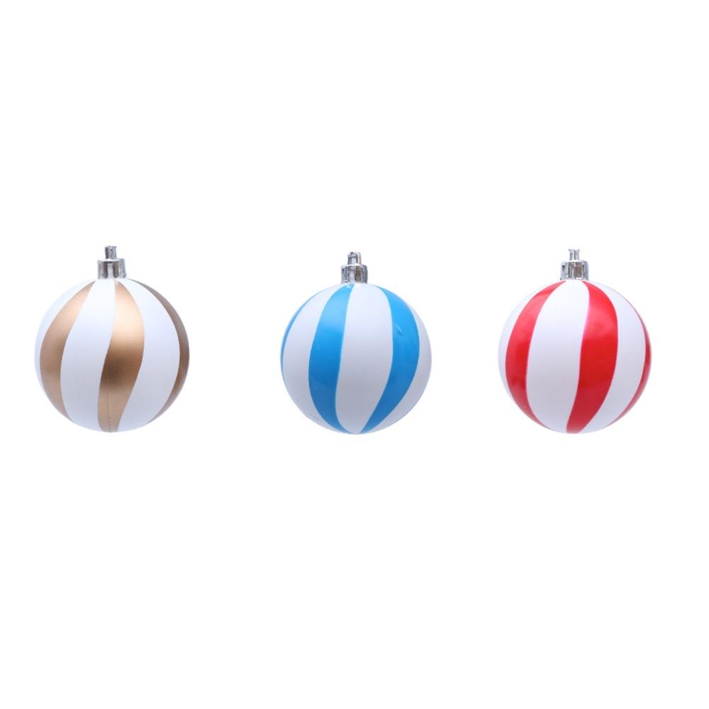 Christmas decoration, painted striped sphere, Christmas, wedding, bar, interior decoration, decoration, Christmas tree pendant