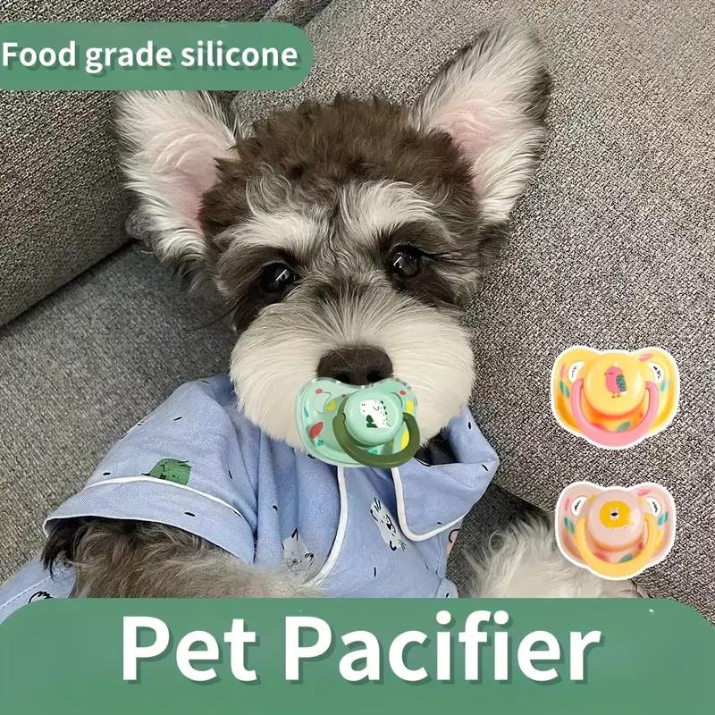 1 шт. Силиконовая соска для питомца, Успокаивающая соска для питомца, Игрушка для жевания, Принадлежности из пищевого силикона KTY