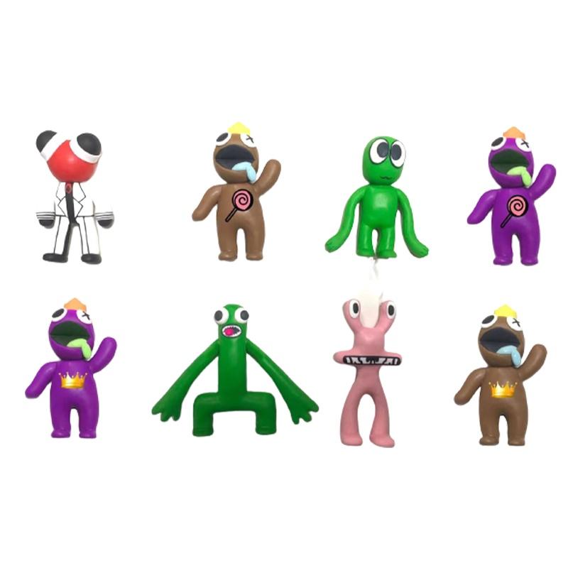 Roblox Радужные друзья Фигурка Игрушка Модель Прочная Красочная Топпер для торта Украшение Для Детских Рождественских Подарков