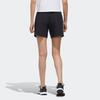 (WMNS) adidas Mh Короткие штаны с молнией на 1/4 Тренировочные Спортивные Быстросохнущие Дышащие Черные Женские FT2878