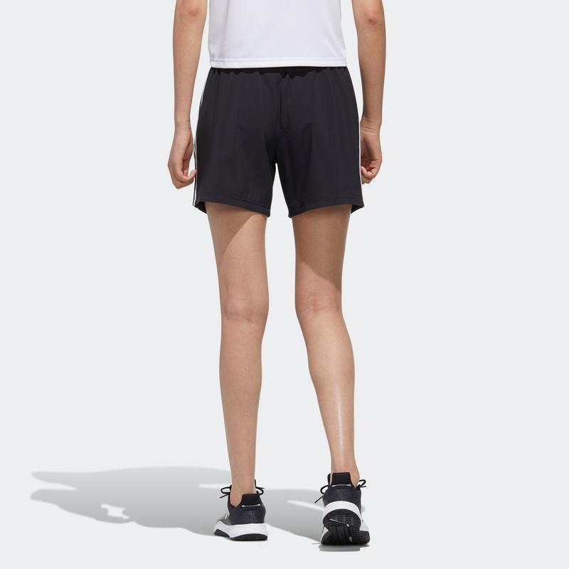 (WMNS) adidas Mh Короткие штаны с молнией на 1/4 Тренировочные Спортивные Быстросохнущие Дышащие Черные Женские FT2878
