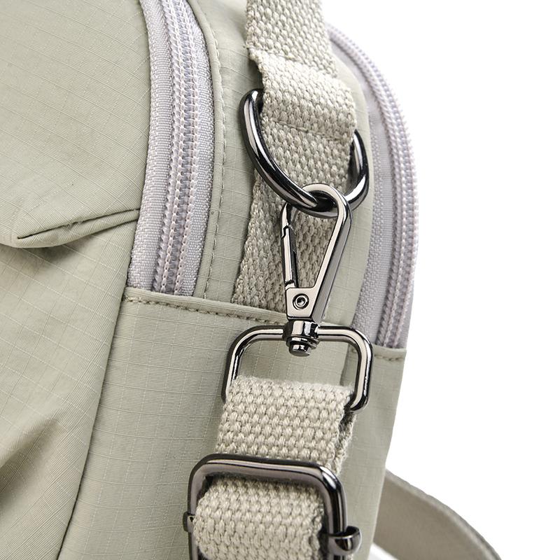 Женская нейлоновая сумка через плечо однотонная портативная сумка кроссбоди