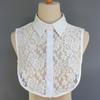 1 Delicate Sheer Lace False Collar – Elegant, Floral & Sexy, Perfect for Layering with Tees, Knits, Dresses or Blazers Year-roun