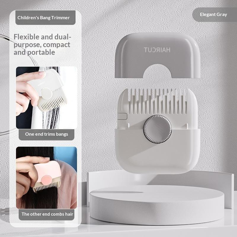 2 In 1 Baby Hair Trimmer Comb Manual Hairdressing Cutter Easy Operate for New Parents Baby Grooming
