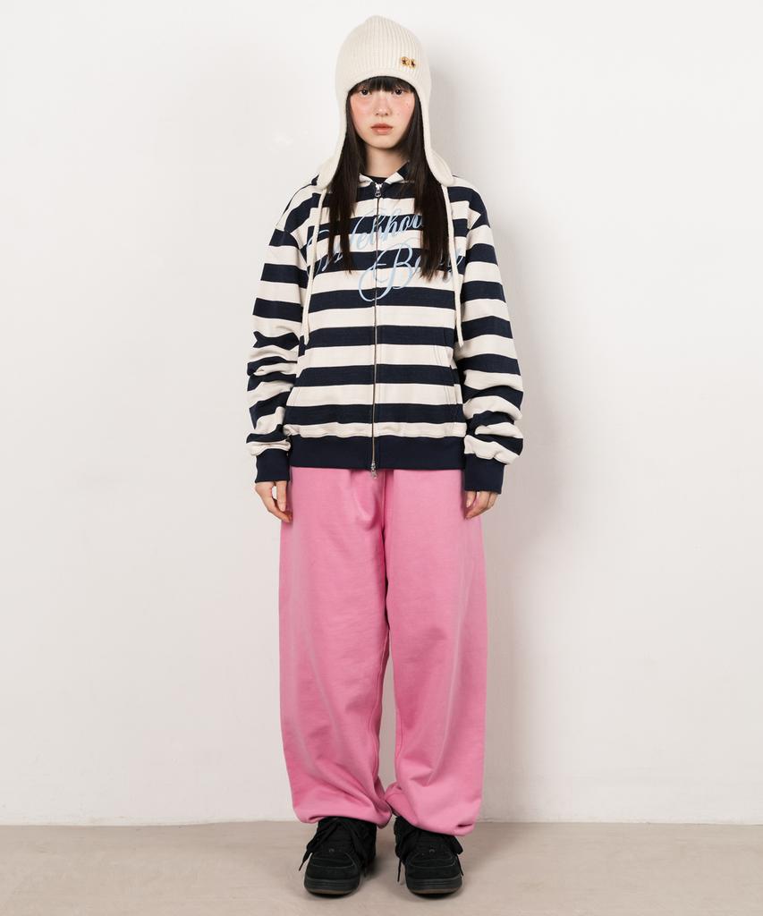 WEBHOUSE Twister Star Pocket Sweatpants - Pink