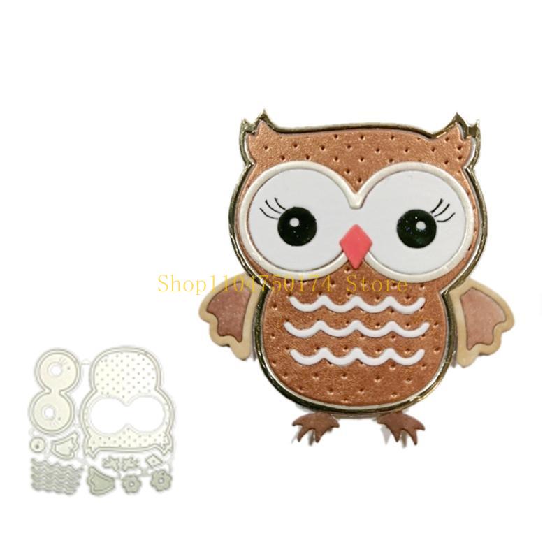 Owl Embossing Cut Die Steel Stencil Album Card Decor for Kids DIY Art Craft top sale