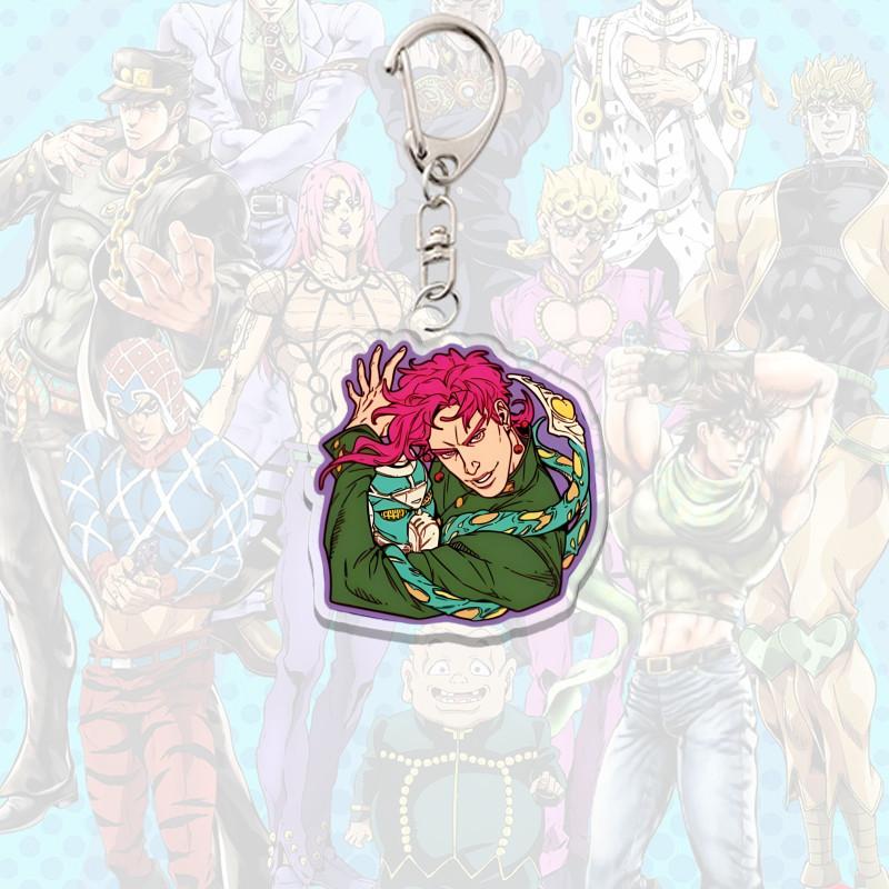Акриловый брелок JoJo's Bizarre Adventure Крестоносцы Звездной Пыли Звездный Платинум Подвеска для Сумки Аксессуары для Ключей Фестивальный Подарок