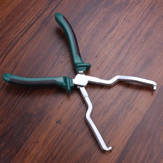 Щипцы для разъединения автомобильных электрических разъемов. Длинные щипцы для снятия свечей зажигания с нескользящей ручкой. Универсальные плоскогубцы для автомобильных топливопроводов.