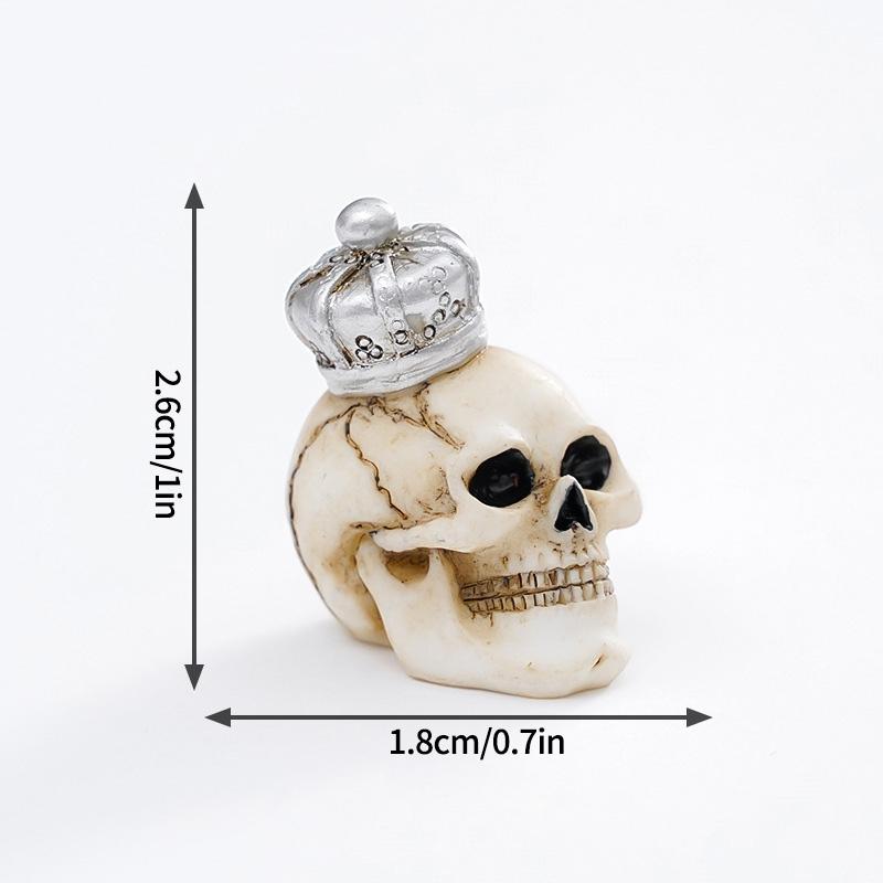 Хэллоуин Череп Орнамент Мумия Призрак Страшный Настольный Декор Хэллоуин Полимерные Миниатюры День Мертвых Детский Подарок Микро Ландшафт