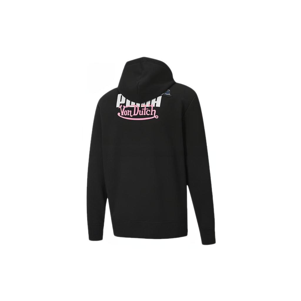 Puma Мужская толстовка с капюшоном X Von Dutch Logo Print Черный 598323-01