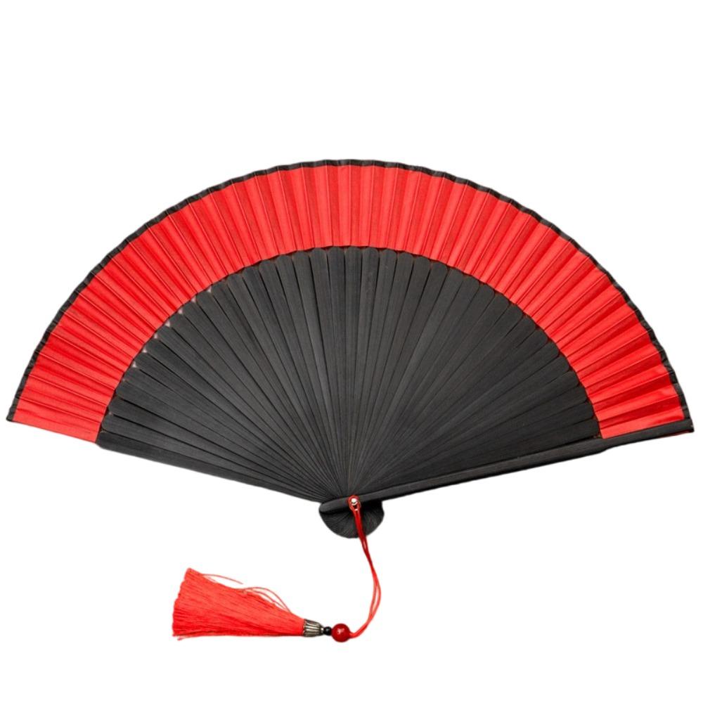 Cotton Linen Cloth Folding Hand Fan Japanese Style Handheld Fan New Chinese Style Fan  Gift Giving