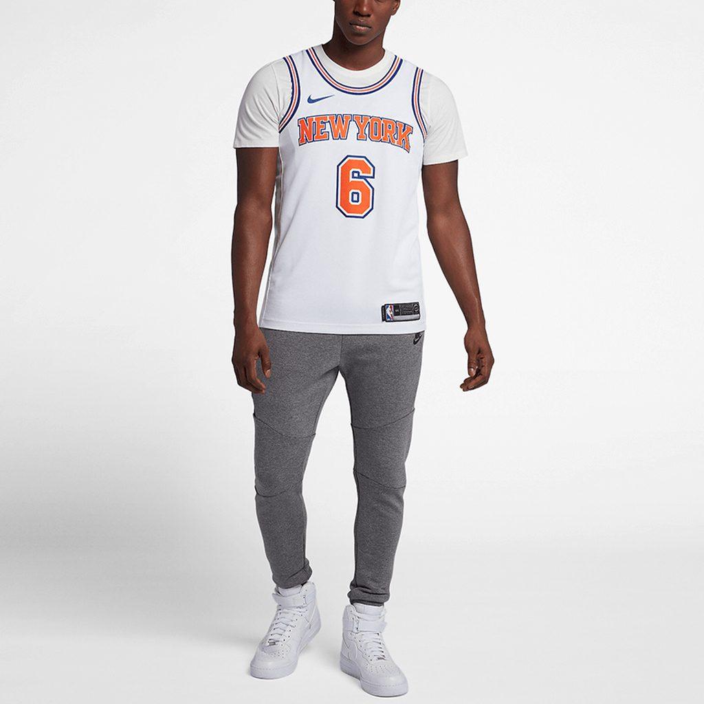 Nike Basketball Jerseys Men's White Moderate Straight Fit 877215-100