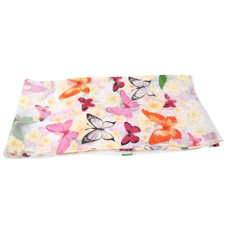 100*270см Большой Занавес на Кулиске с Принтом Бабочек Газ Тюль Прозрачный Домашний Декор Оконные Шторы Прозрачные Экраны Тюль