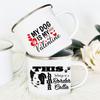 MY DOG IS MY Валентинка напечатана чашка для питья эмалированная ручка кофейные чашки вечеринка у костра кружка памятный подарок любимцу домашних животных