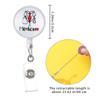 Gifts Work Name Tag Cute Nurses Swivel Clip Retractable Badge Reel Holder for Nurse ID Name