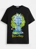 Унисекс повседневная футболка SHEIN с веселым мультяшным принтом Rick and Morty, летний стиль
