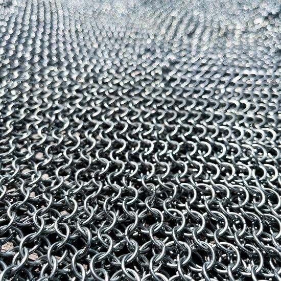 Foe Of Sword Haubergeon - Средневековая Функциональная Историческая Реплика Кольчуга Длинная Рубашка | Средний Большой