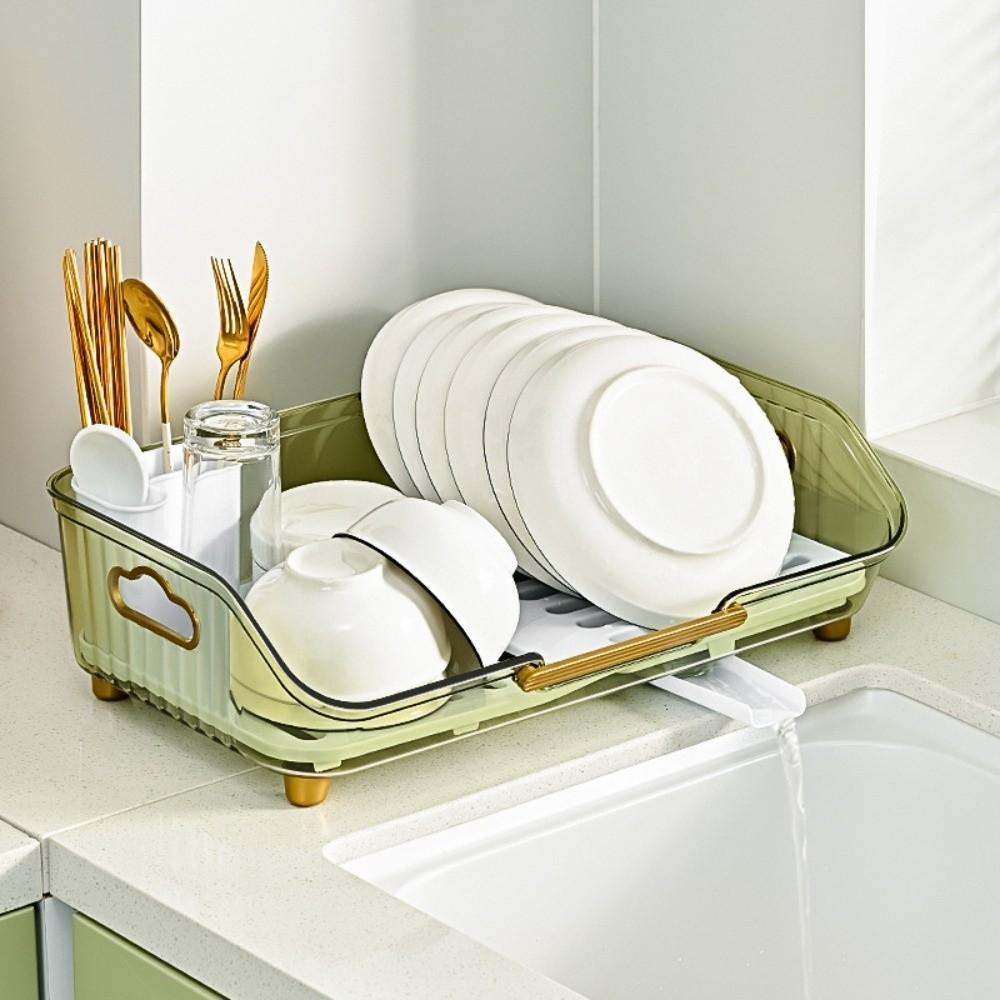 Chopstick Basket Tube Kitchen Bowl Plate Rack Tableware Storage Multifunctional Bowl Storage Shelf Cutlery Drainer