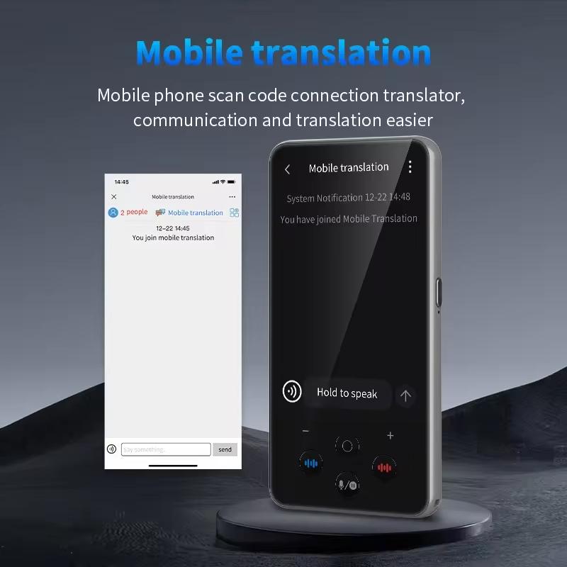 Новый портативный аудиопереводчик S85 Pro, 138 языков, интеллектуальная запись, 19 языков, офлайн-чат в реальном времени, GPT, AI, голосовой фото-групповой перевод