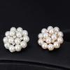 Flower Rhinestone Imitation Pearl Brooch Pin DIY Bridal Wedding Bouquet Decor