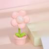 LED Flower Lamp Flicker Free Soft Lighting Eye Protection Compact Size Flowerpot Night Lamp Desktop Decoration