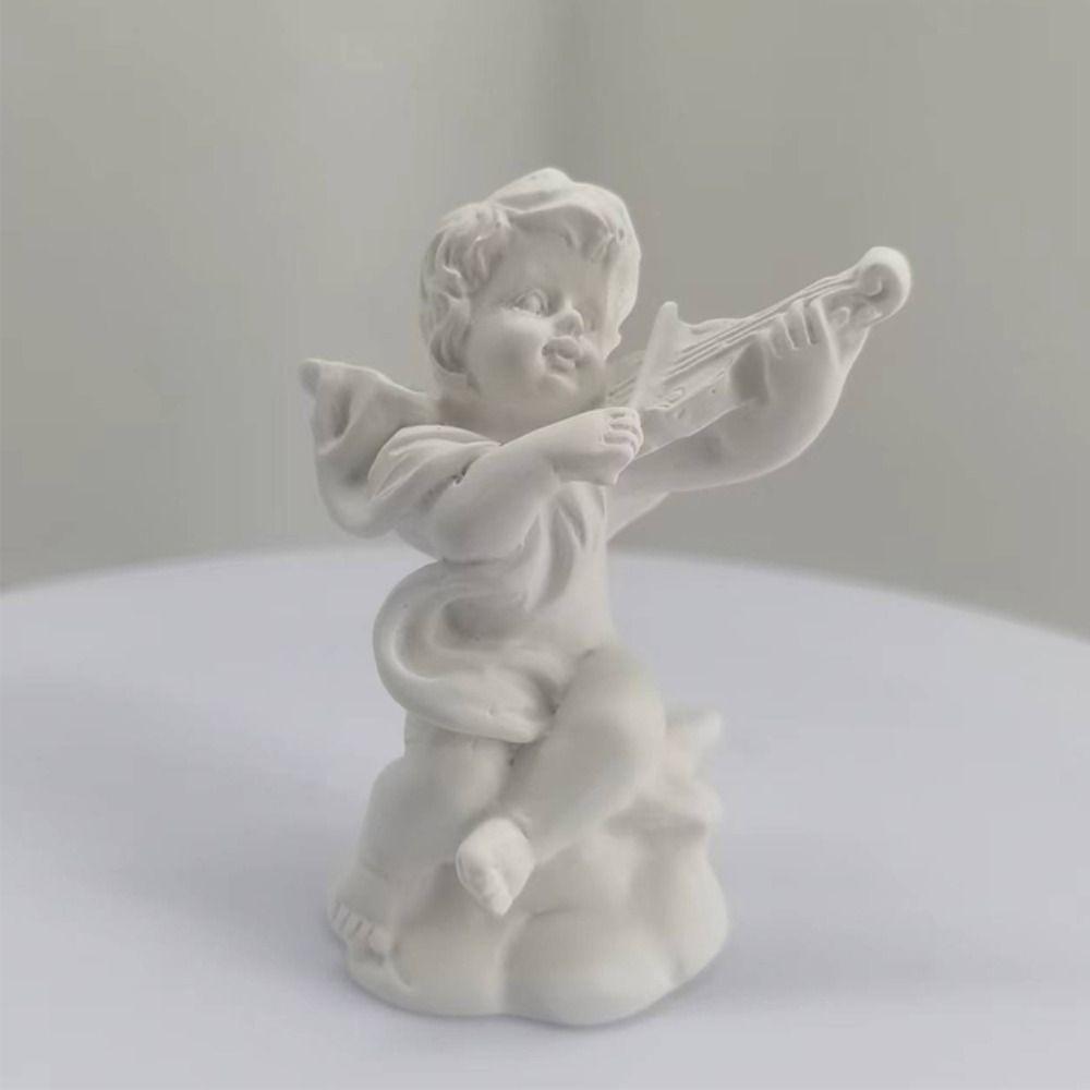 Decoration Guardian Angel Character Sculpture Garden Ornaments Desktop Figurine Cupid Angel Statue
