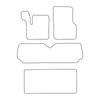[Blm]Re025;7 Czarne - Komplet Dywaników Welurowych Pasujących Do Renault Espace Iii Grand Espace 1996-2002 7-Seat - Obszycie Czarne
