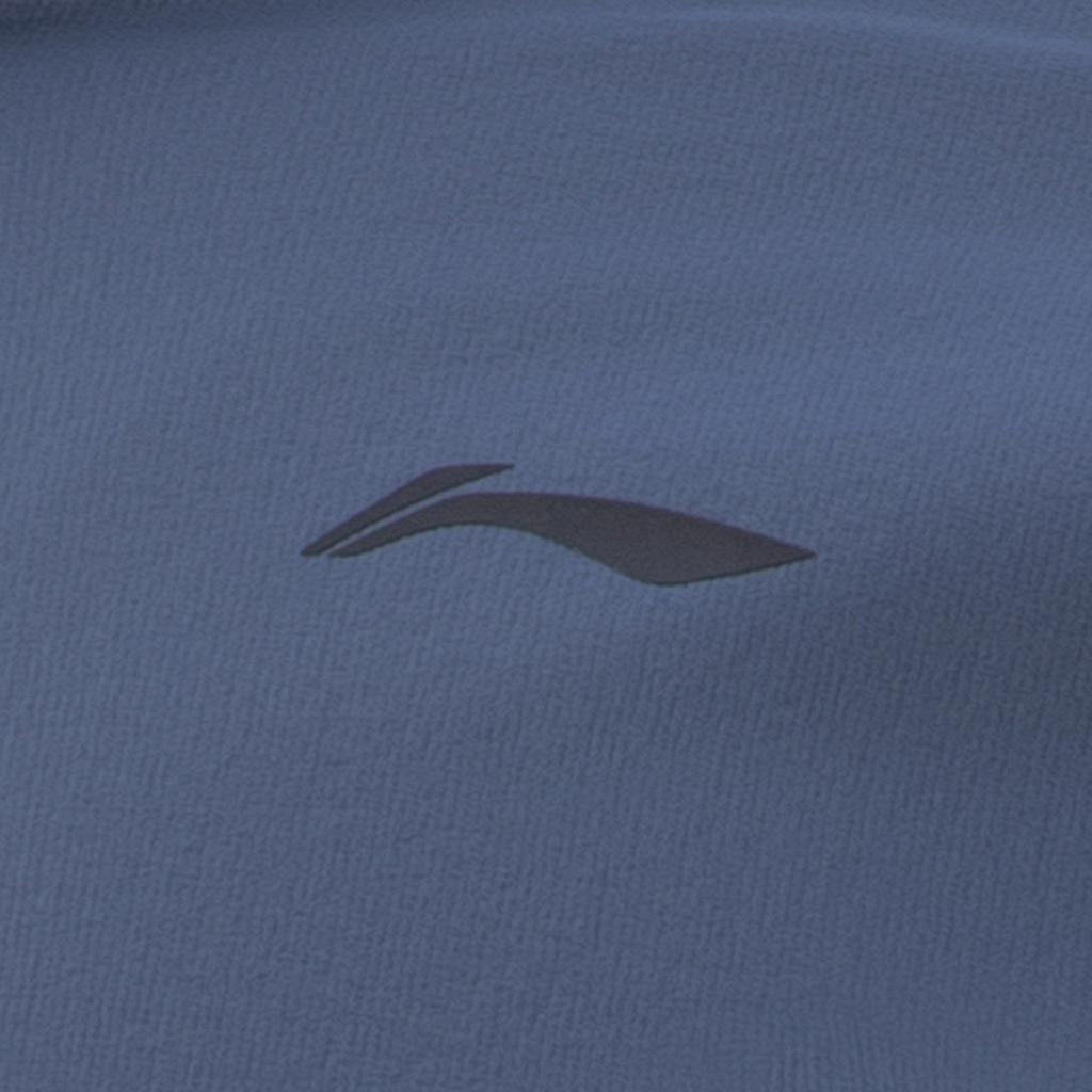 Li-Ning Comfortable Simple Versatile Hooded Zipper Solid Color Sports Jacket Men Jackets Moonlight-Blue AFDV675-10