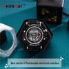 Светодиодные молодежные светящиеся водонепроницаемые спортивные часы-хронограф с многофункциональным дисплеем