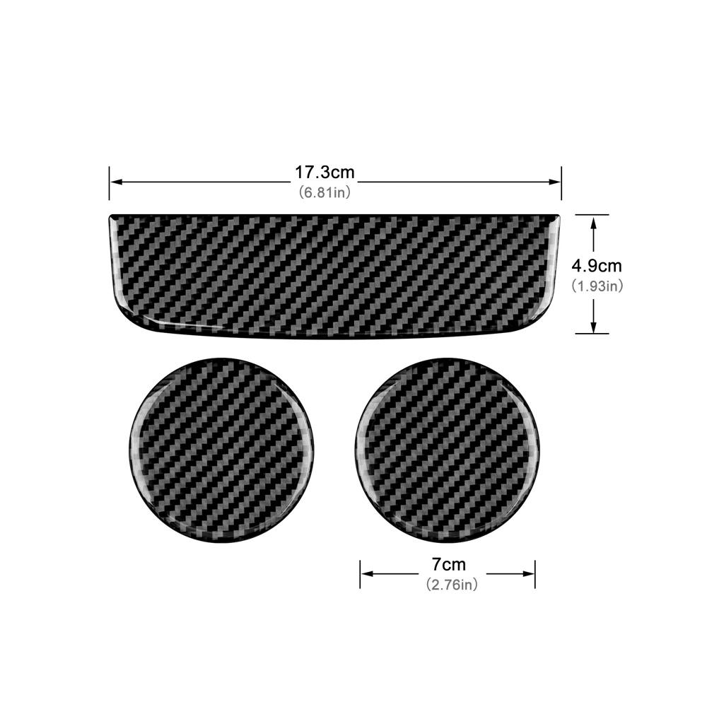 Для Ford Mustang 2015 2016 2017 2018 2022 автомобильная чашка для воды из настоящего углеродного волокна, аксессуары для отделки, дополнительные 3%
