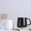 Парная керамическая кружка с крышкой и ложкой, кофейная чашка, офисная чашка для воды