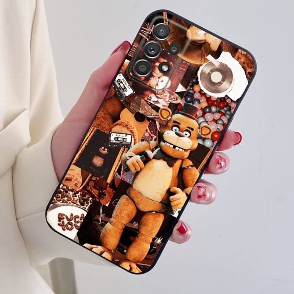 Крутой чехол для телефона Five Nights At Freddy's Fnaf для Samsung S24, 21, 22, 23, 30, Ultra, 20, Plus, Note, 10, 9, Черный мягкий силиконовый чехол