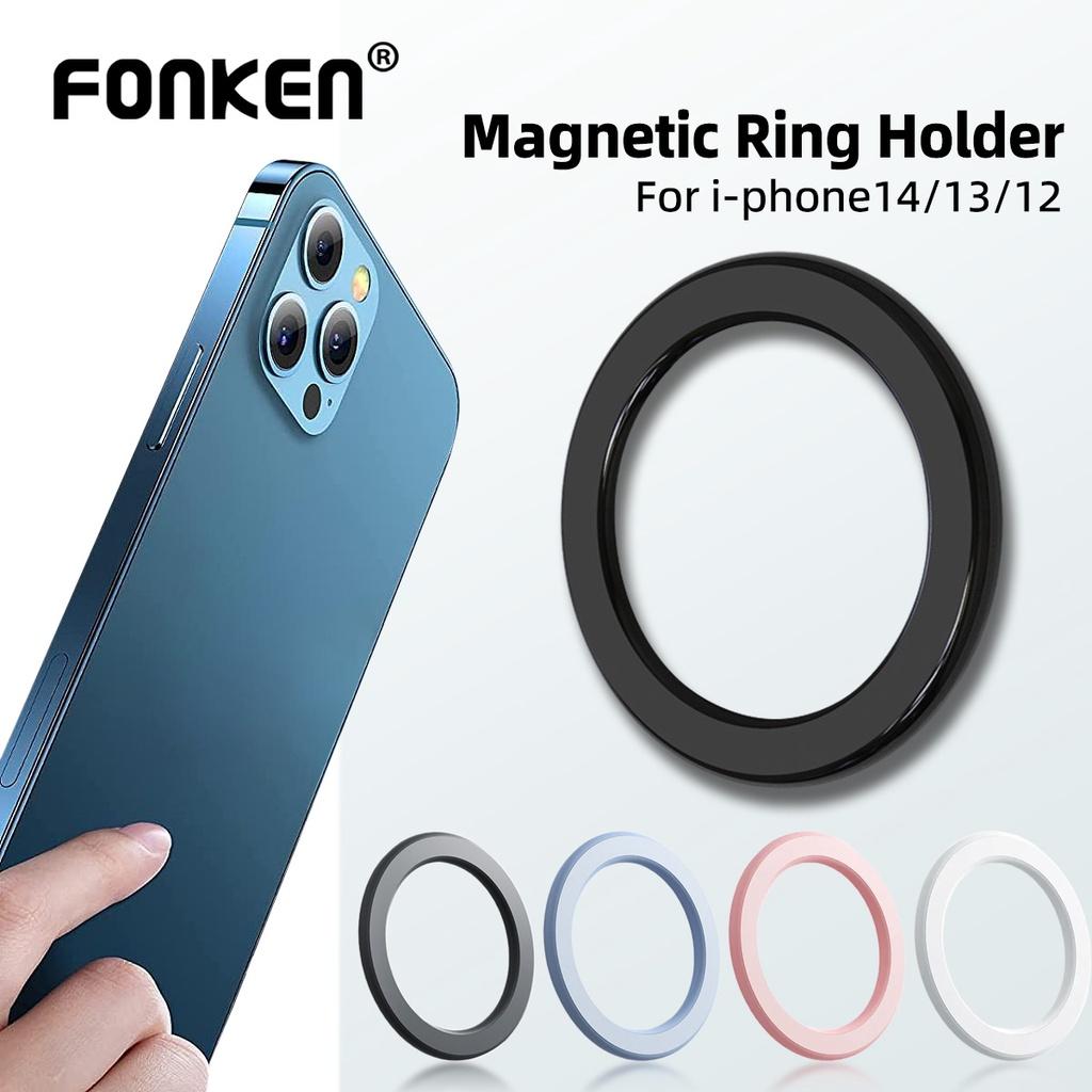 FONKEN Магнитный держатель-кольцо для iPhone 14 13 12, магнитный настенный держатель для телефона Magsafe, автомобильная подставка для телефона