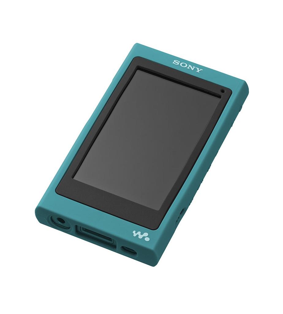 Sony Walkman Genuine Silicone Case Viridian Blue L for NWA30 Series CKM-NWA30 CKM-NWA30