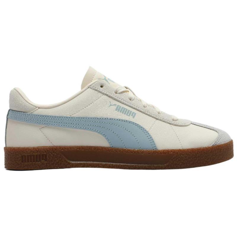 PUMA Club Women Comfort Versatile Thin Sole Low-Top Trainer Shoes Off White 401515-06