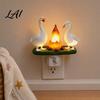 Party Atmosphere Lamp Goose Campfire Night Light 3D Small Electric Faux Flame
