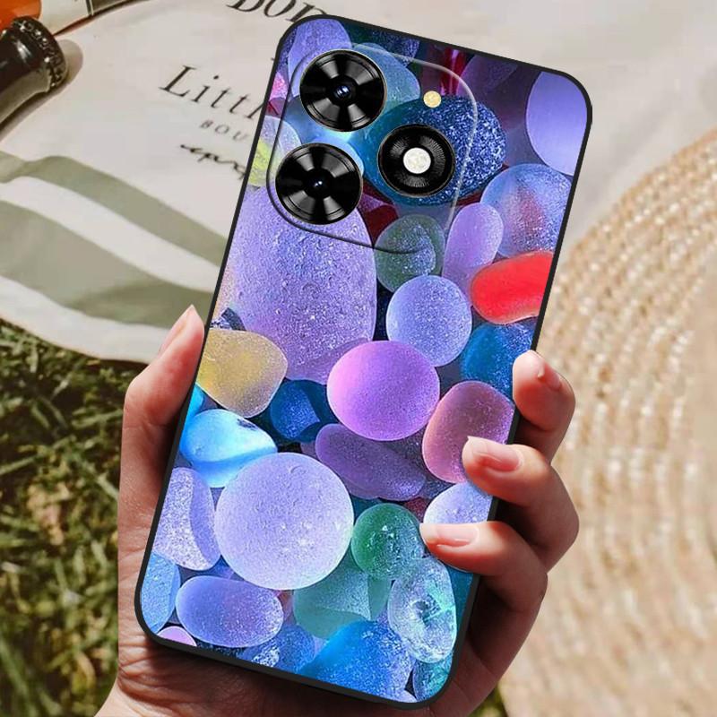 Для Infinix Hot 40 Чехол Hot40 Pro Роскошный Телефон Силиконовая Задняя Крышка Для Infinix Hot 40 Pro / hot 40i Чехлы Защитный Чехол Capas