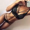 New Lace Sexy Lingerie Transparent Hot Lace Erotic Underwear Bra Set and Garter Hot Erotic Sleepwear Likable  Appeal