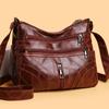 Большая вместительная сумка из мягкой кожи для женщин, сумка через плечо для поездок на работу, сумка для матери