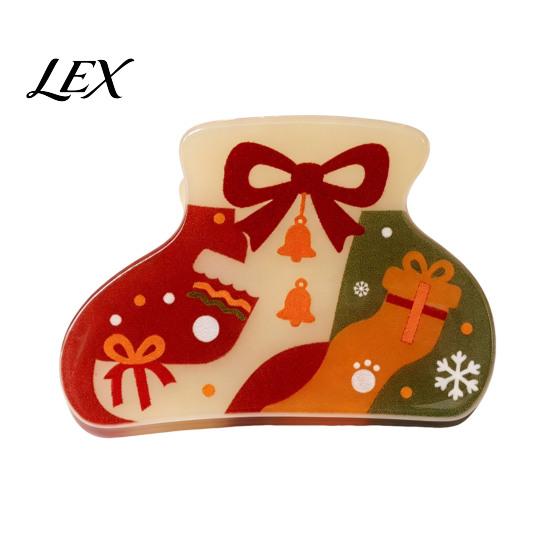 Cute Snowman Hair Clips for Winter Christmas Cartoon Claw Clip, Holiday Clip Women, Non-slip Reliable Clamps Thick Fine Strong Hold Acrylic