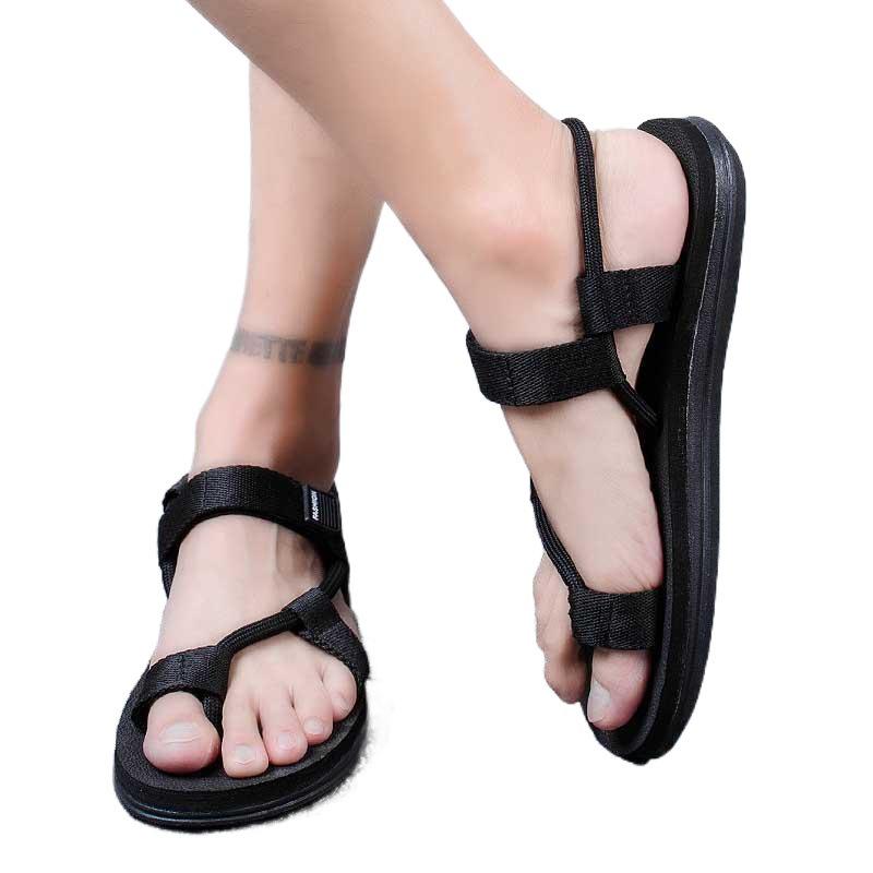 Летние новые пляжные сандалии шлепанцы мужские парные щипают ноги вьетнамки мужские уличные прохладные, уличные тапочки