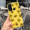 Модный милый чехол из силикона с рисунком цветов и молока для Vivo Y30 1938 Y50 1935 Черный мягкий ТПУ чехол для телефона для Vivo Y 30 50 Y30 2020 Задняя крышка