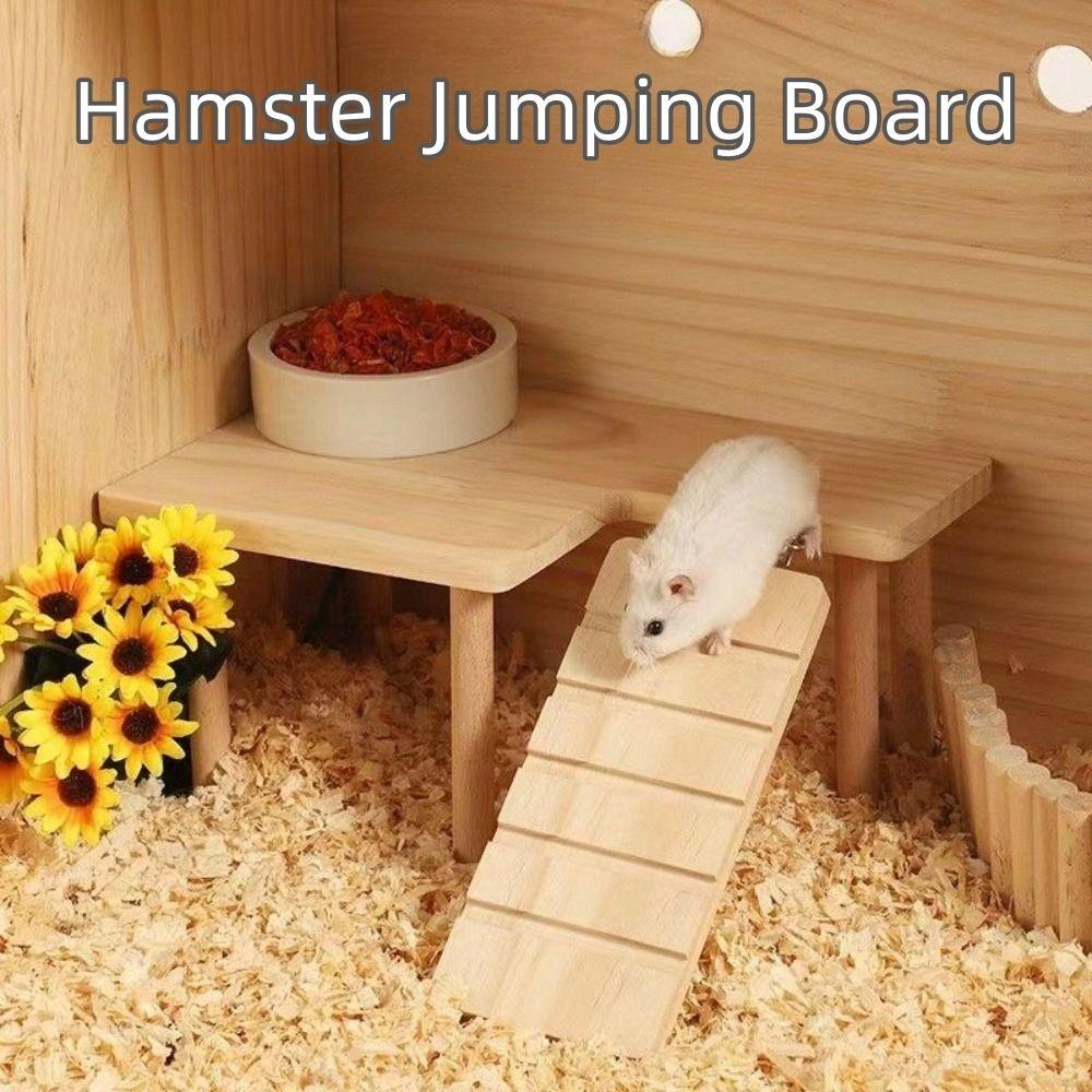 Игрушка-лестница для хомяков, прыгательная платформа, новая деревянная платформа-лестница для мелких домашних животных