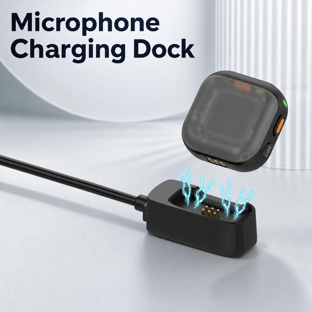 Зарядный кабель для передатчика DJI Mic Mini2, микрофона Mic3, магнитная зарядная база для микрофона, портативная база питания, аксессуары